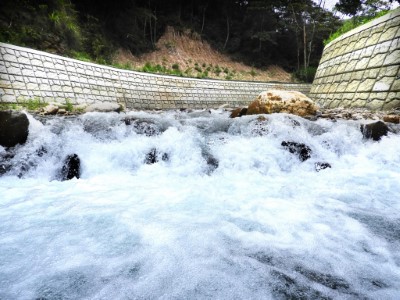 107年度優良農建工程獎治山防災類優等獎「107年度埔里區109林班土石災害整治工程」，保留現地大塊石讓生態更合諧